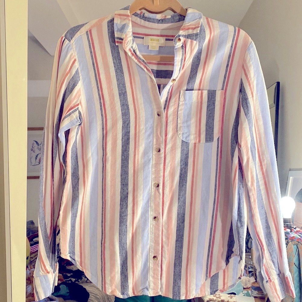Anthropologie striped button down